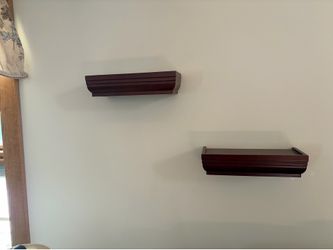 Set of 4 mini floating shelves