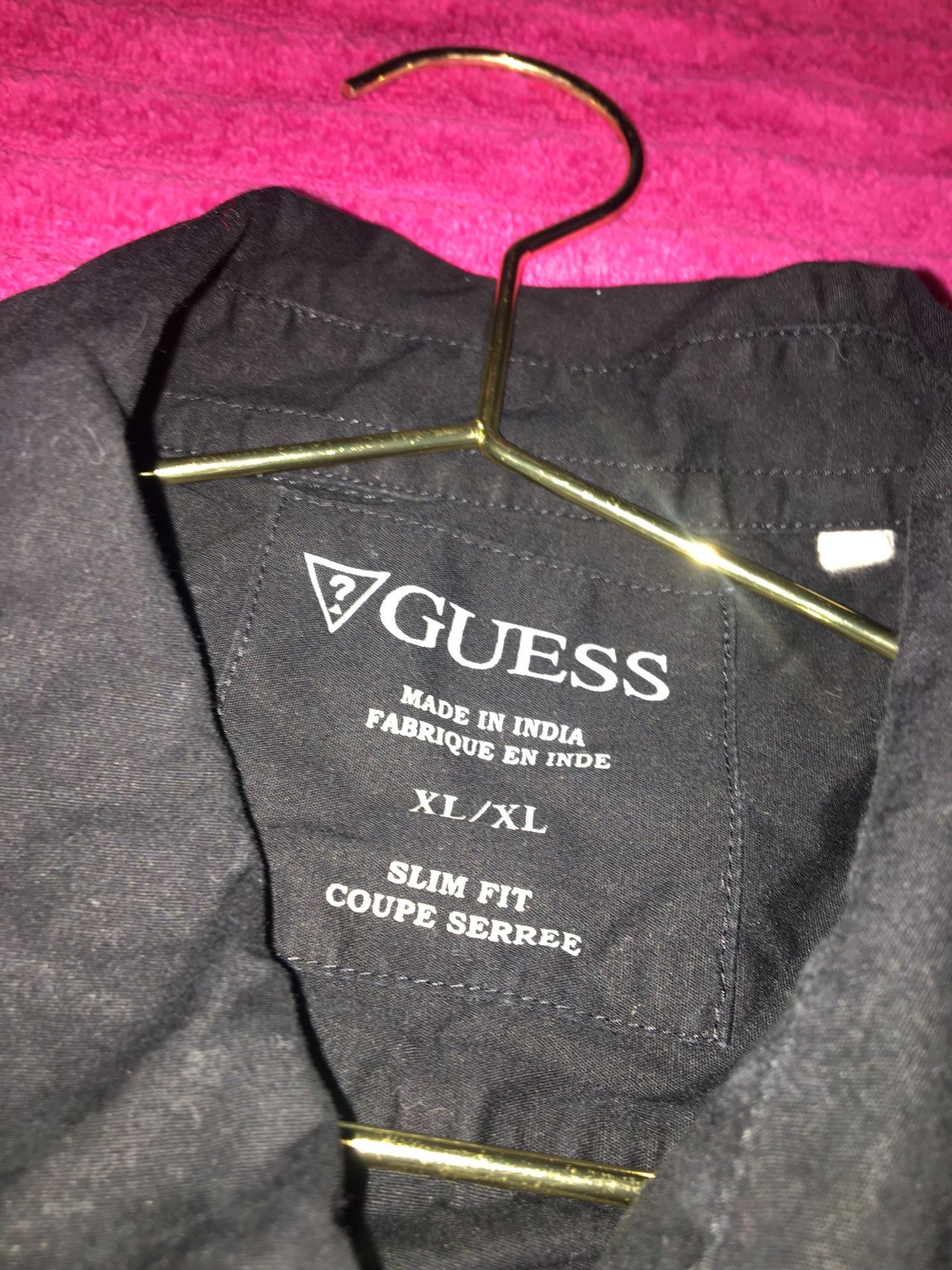 Guess XL Slim Fit Coupe Serree (button up shirt)