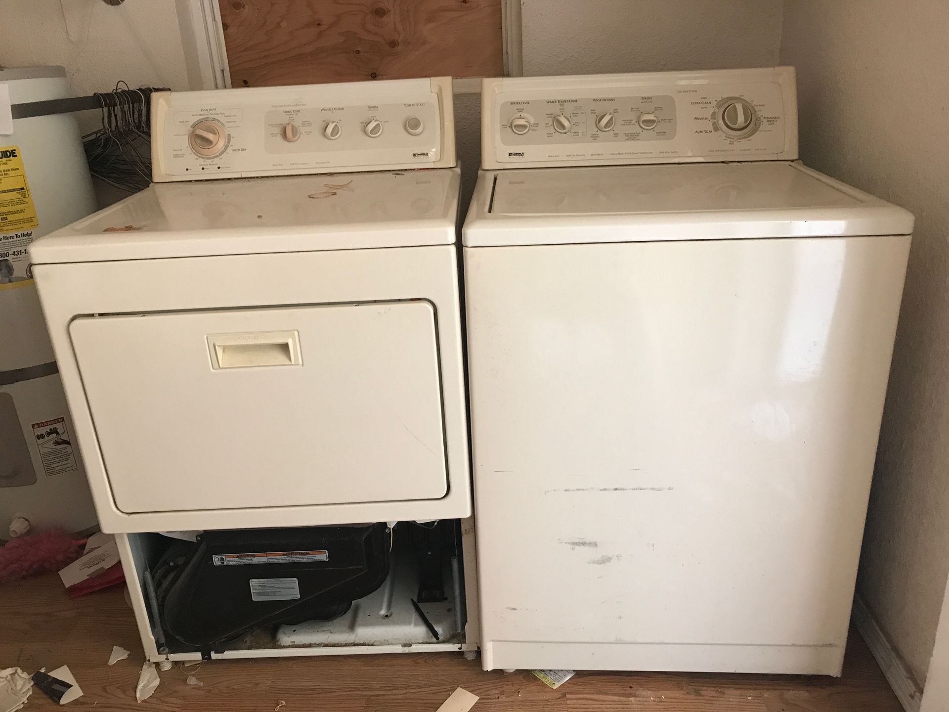 Kenmore elite washer and dryer set