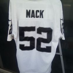Authentic Nike Size 40 Khalil Mack #52 Oakland Raiders Football Jersey