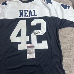 Keanu Neal Signed Autograph Custom Jersey - JSA Coa - Dallas Cowboys