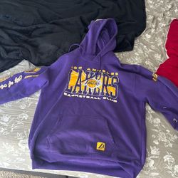 Lakers hoodie purple
