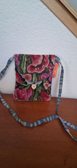 Embroidered purse