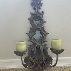 Candle Holder Hangs On Wall