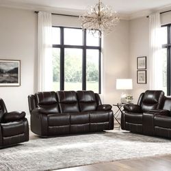 Cárter Brown 3 PCs Reclining Set 