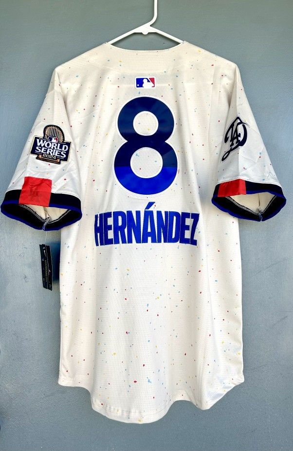 Dodgers Kike Hernandez World Series Jersey S M L XL XXL