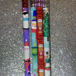 Style# 17 Holiday Themed Pencils - Set of 4