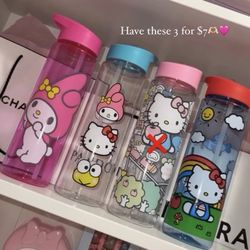 Sanrio Water Bottles 