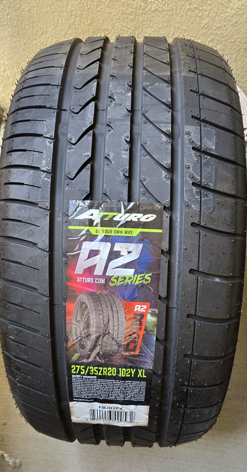 New Atturo AZ850 275/35R20 102Y XL