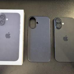 New Apple iPhone 16 Black 128 GB -Unlocked-