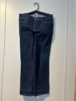 Dark blue jeans