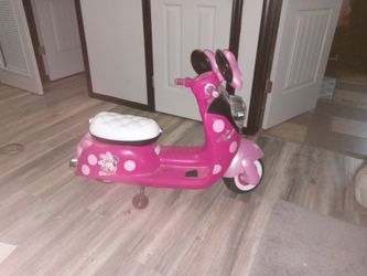 Disney Minnie Mouse 6v Ero Scooter For Kids 1.5 Years Old Up