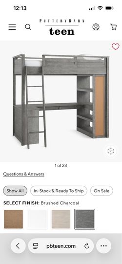 Pottery Barn Teen loft bed/desk