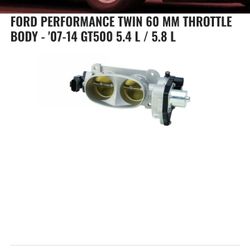Shelby GT500 Twin 60mm Throttle Body