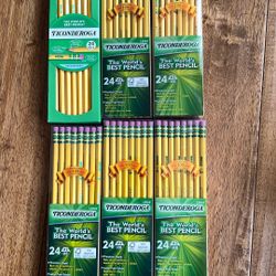 6 Packs Of Ticonderoga Pencils