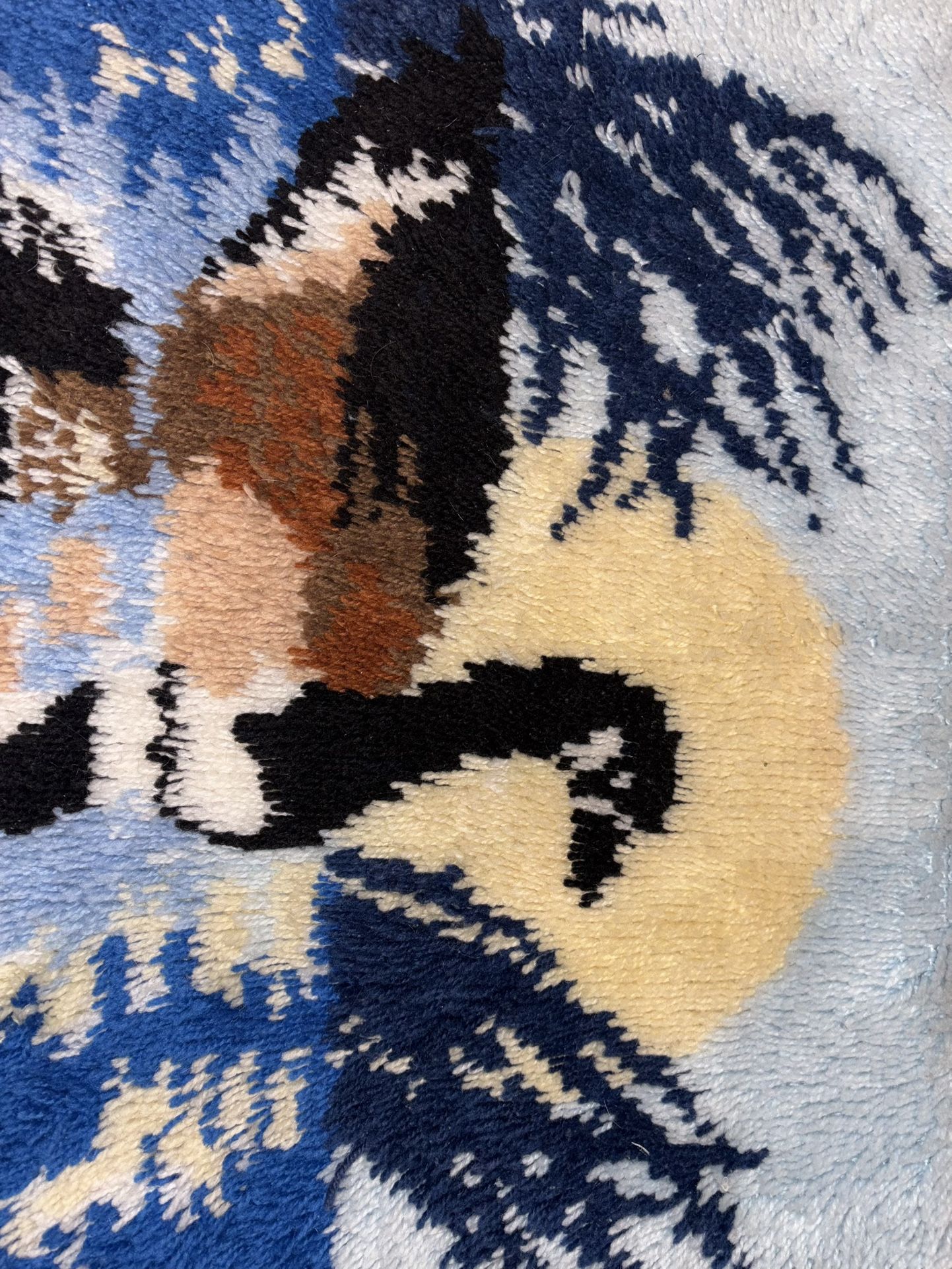 70’s MCM Latch Hook Wall Hanging