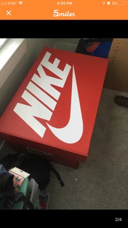 Hand Made Nike Shoe Box