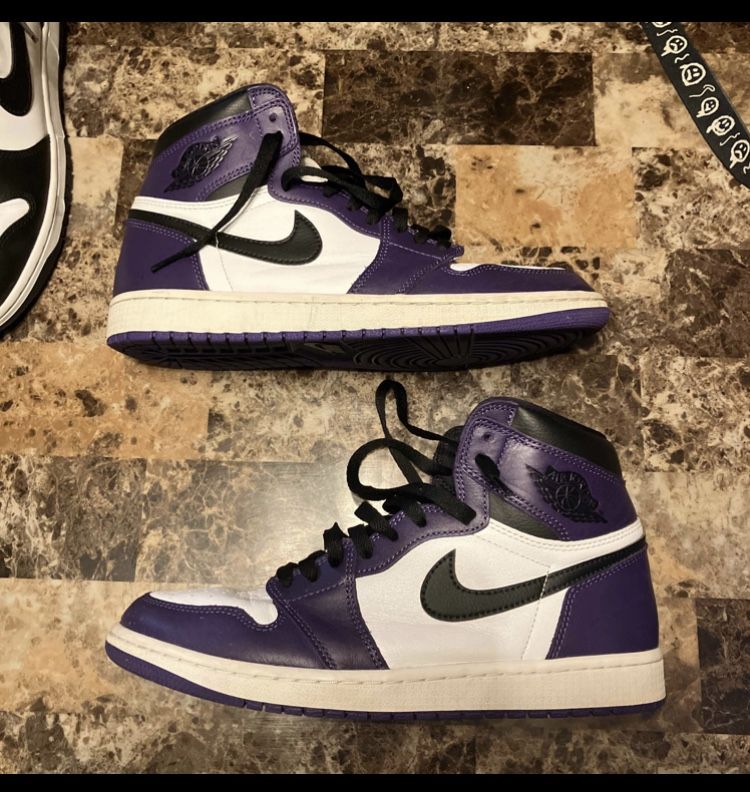 Jordan 1 Court Purple 2.0 2020 Size 10 Used