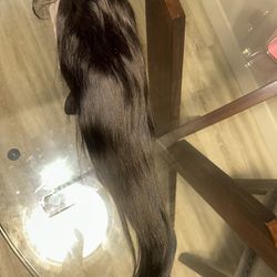 22” Transparent Lace Human Hair Wig