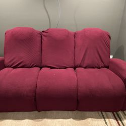 Sofa Set With Power Recliner And Speakers - For FREE