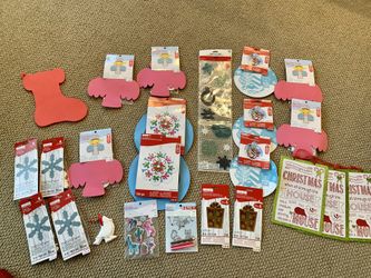Huge lot of Kids Brand New Christmas Crafts