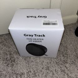 Gray Track Fan Heater 