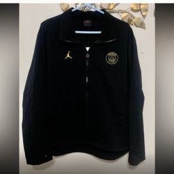 NWT NIKE / Paris St Germain 2023/24 WOVEN JACKET BLACK/YELLOW - L