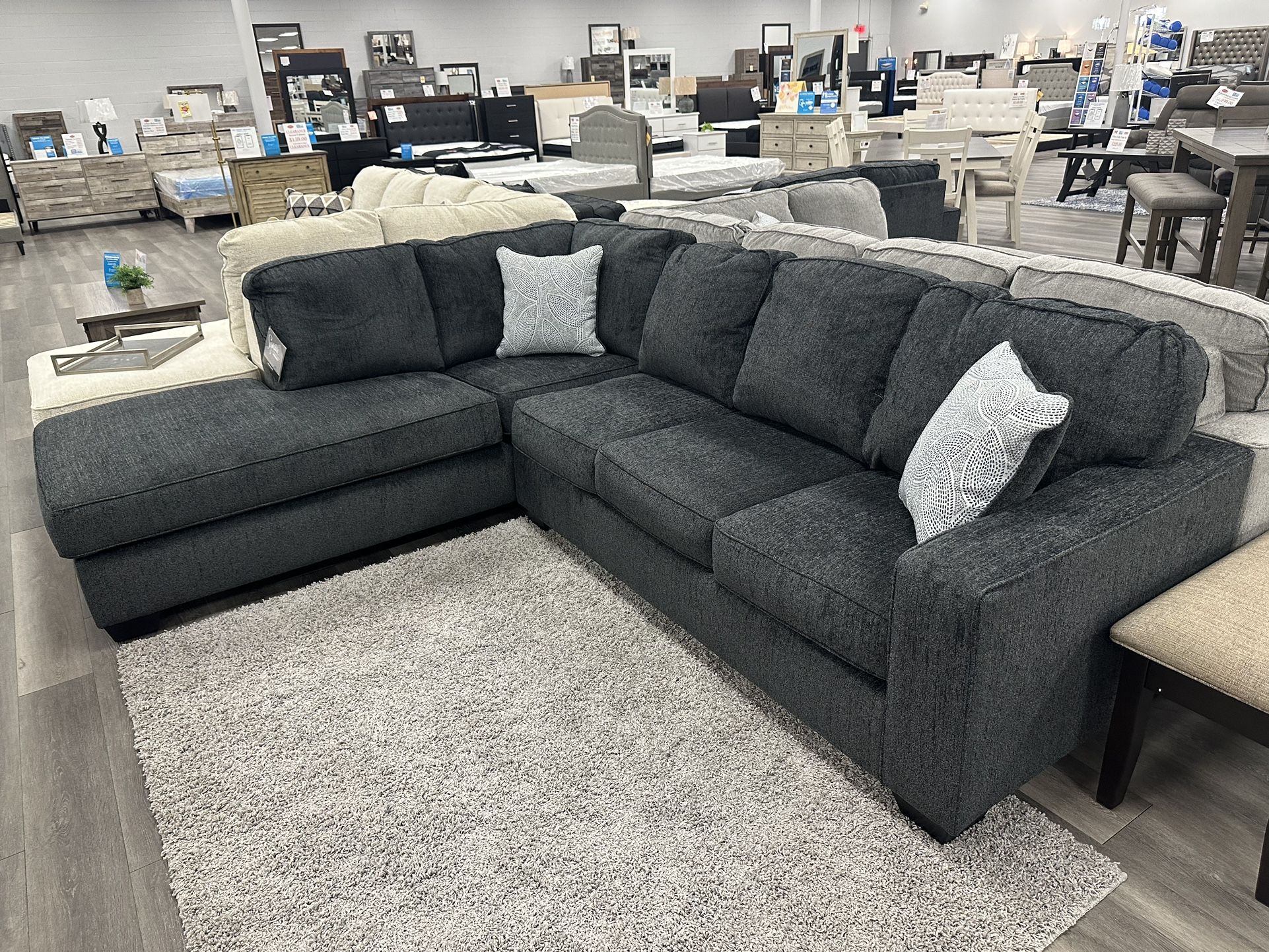 BACK IN STOCK ON SALESlate Chaise Sectional by Ashley Furniture ON
