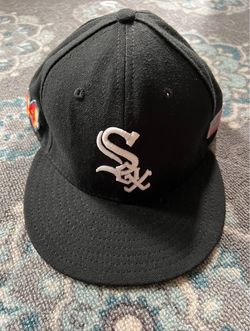 White Sox Fitted Cap with Patches.
