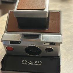 POLAROID SX-70 ORIGINAL CHROME INSTANT CAMERA