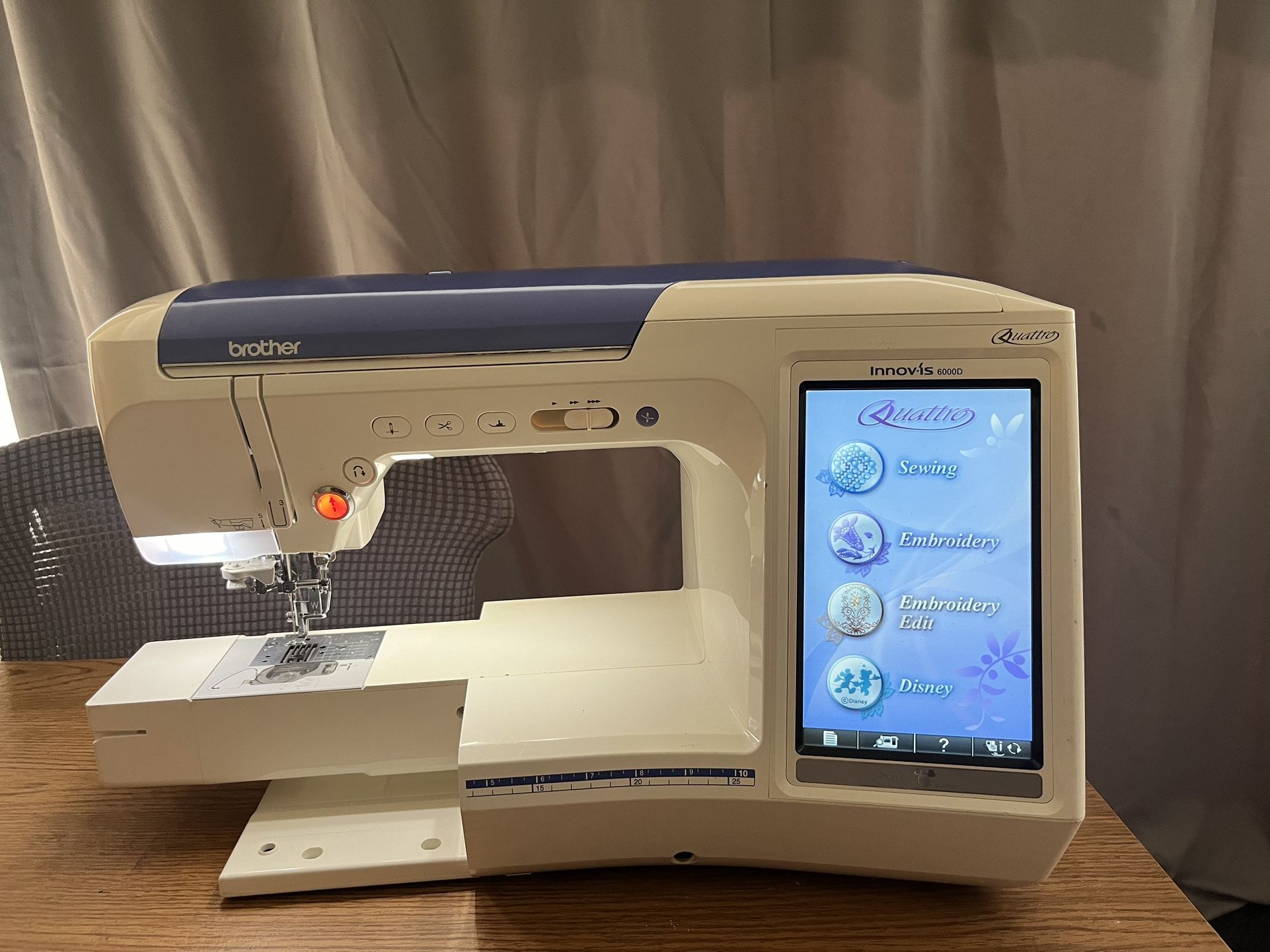 Brother Quattro Innovis 6000D Sewing and Embroidery Machine And Power cord Only