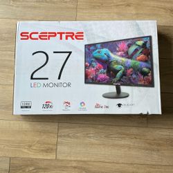 Brand New 27” Monitor + Headset + Keyboard/Mouse Bundle