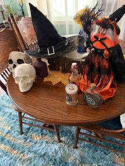 Halloween Witch Decoration Set with Accessories