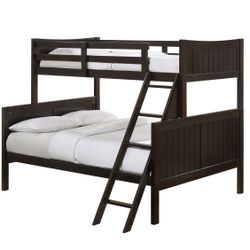 Brand New Twin/Full BunkBed. We Offer No Credit Needed Financing Only $53 Down 