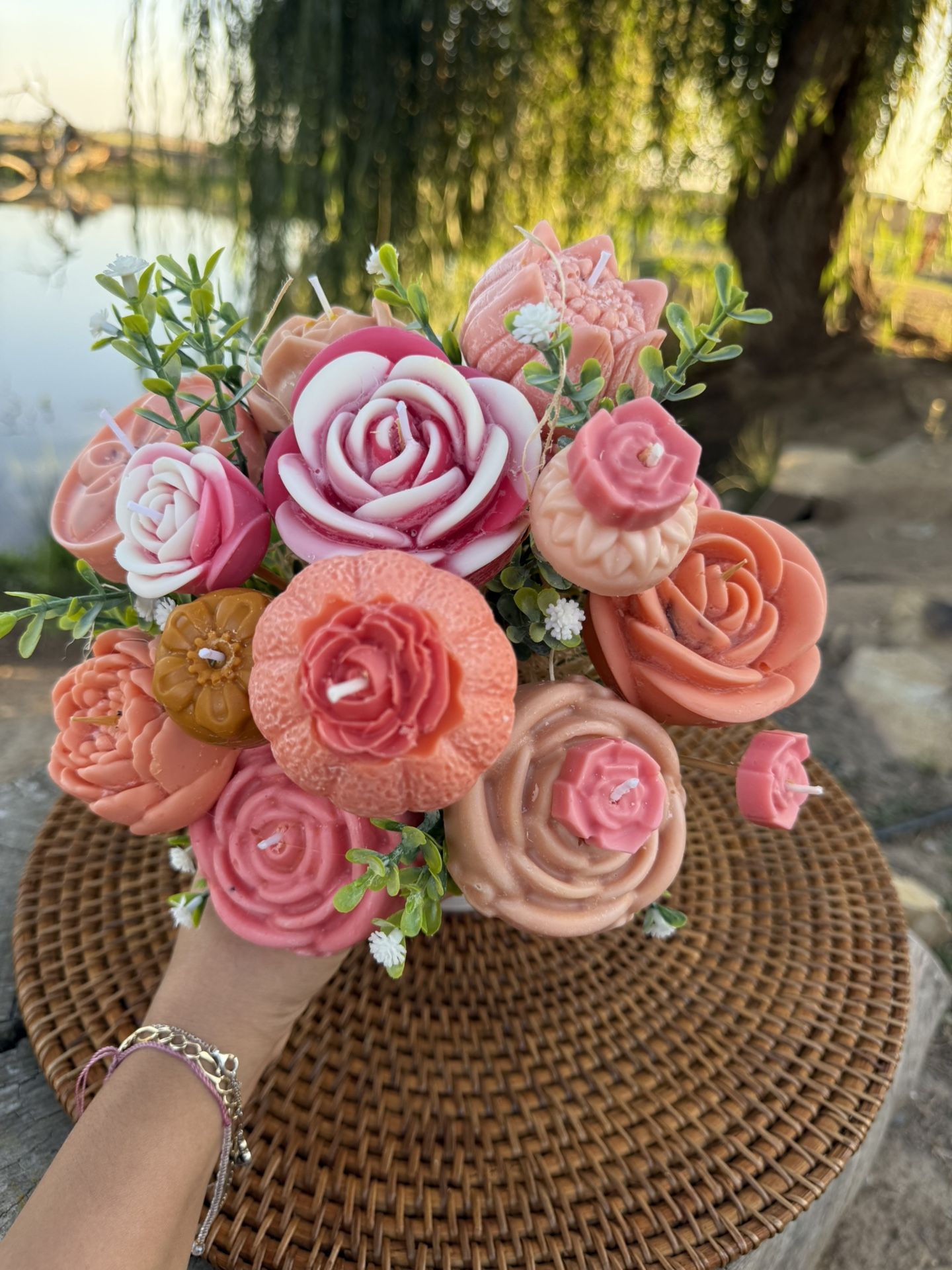 Candle Bouquets/personalized Candles 