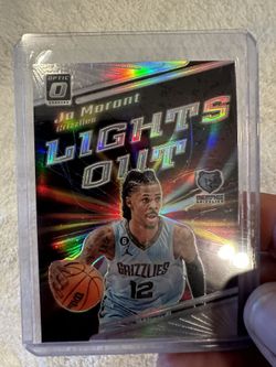 Ja Morant On The Silver Holo Lights Out