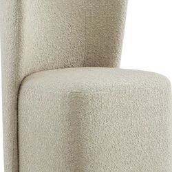 Boucle Chairs on Casters - 2