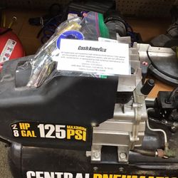 Central Pneumatic Air Compressor 8gal Maximum 125psi