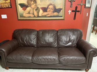 Natuzzi Leather Sofa