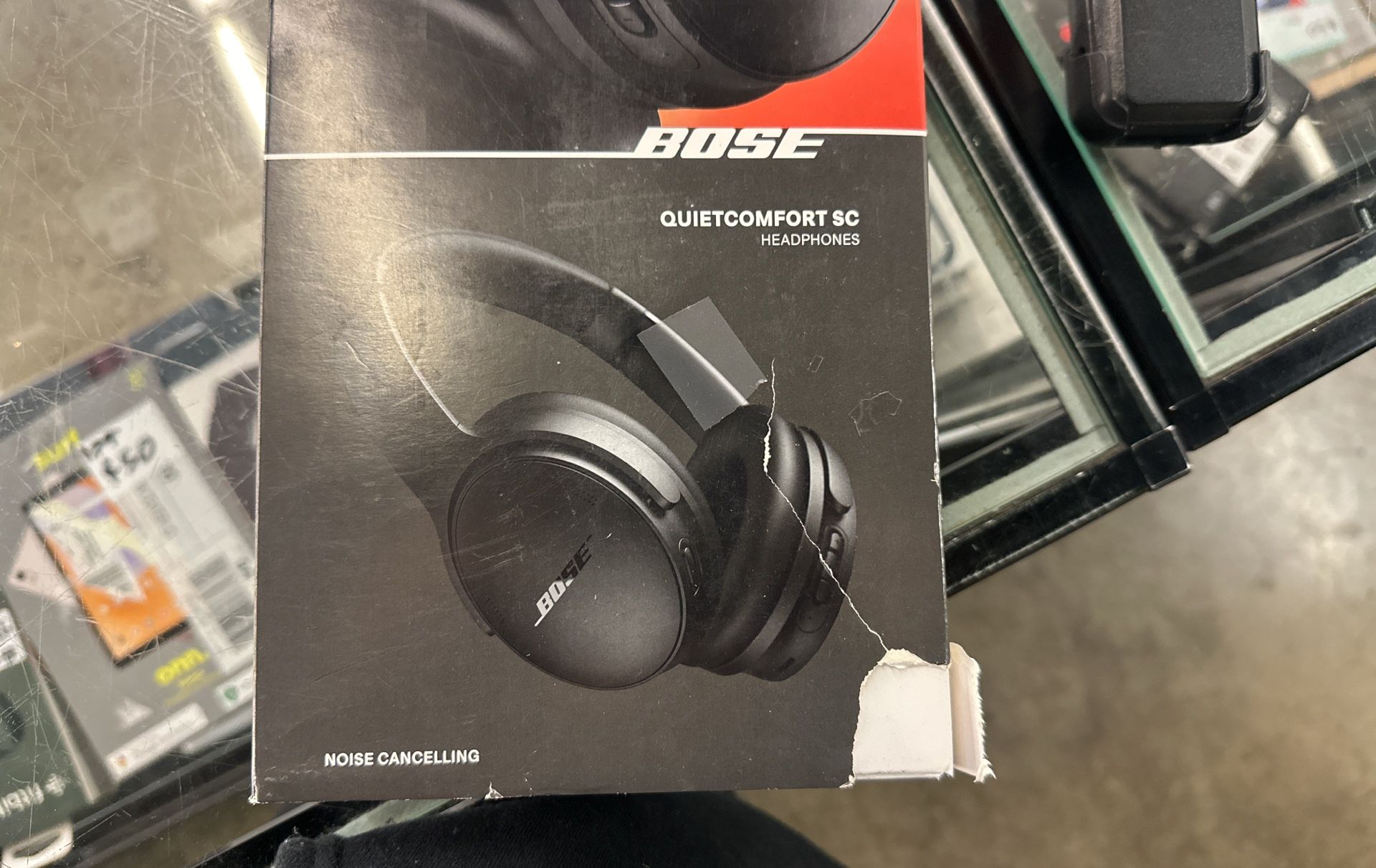 BOSE quiet comfort SC headphones