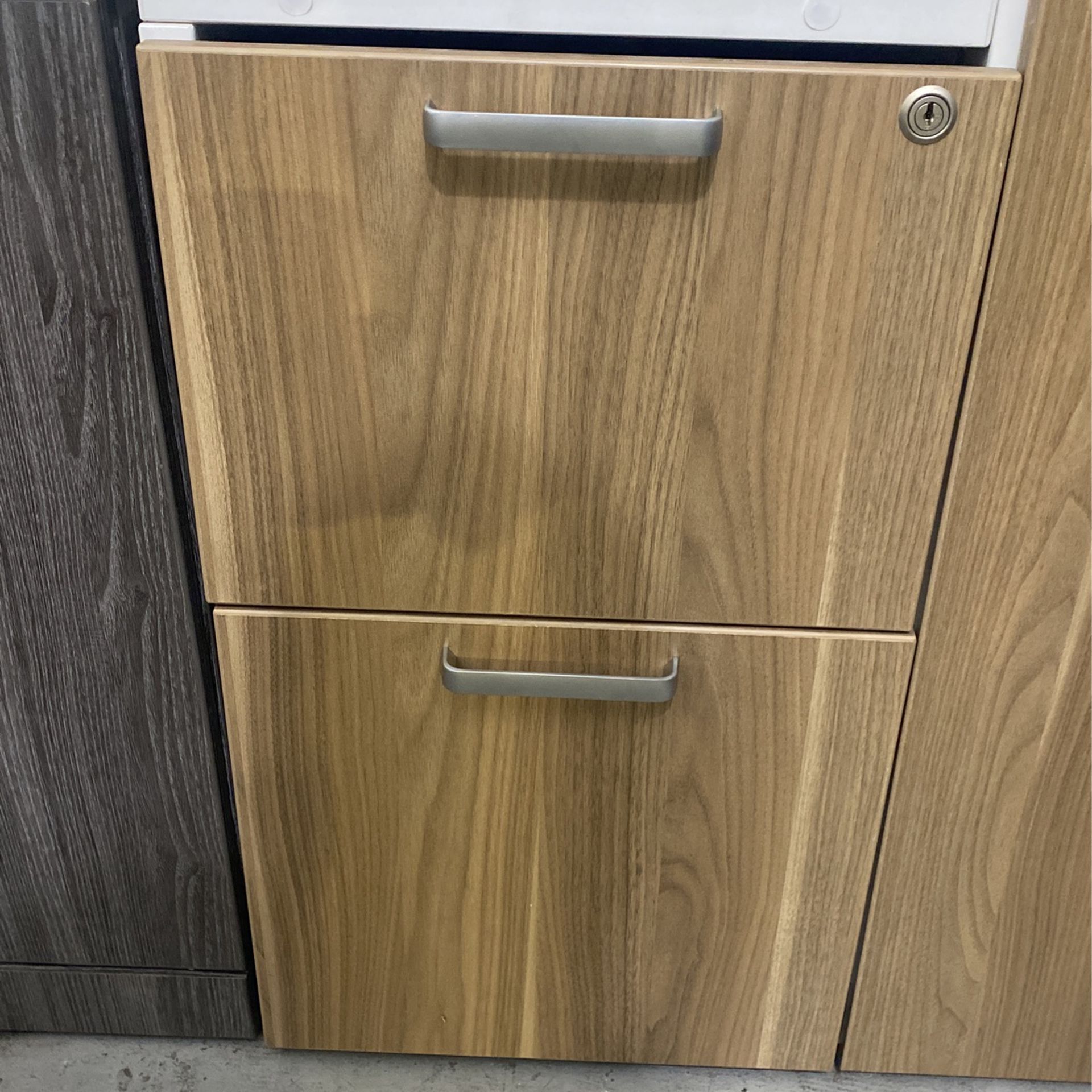 Premium Heavy Duty Office Cabinet Wood Finish