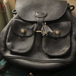 Dooney &Bourke Black Backpack As Is 