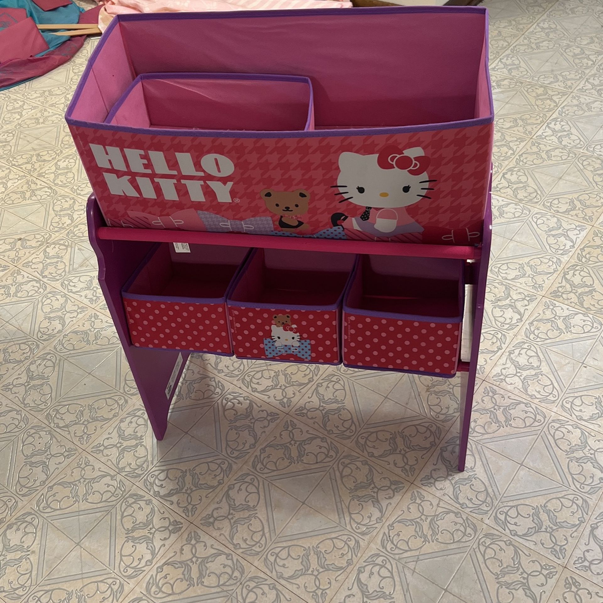 Hello Kitty Storage Bin Organizer