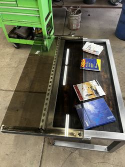 Custom Fabricated Industrial Coffee Table