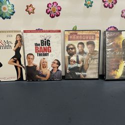 DVD’s - $4 EACH  OR ALL 4 DVD’s  FOR $12