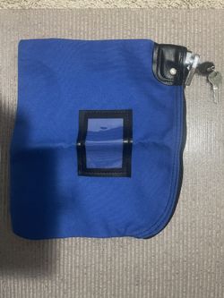 Secure Bank Money Bag With Key 