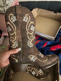 Leather boots
