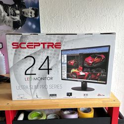 Sceptre 24” LED monitor Brand New Never Opened