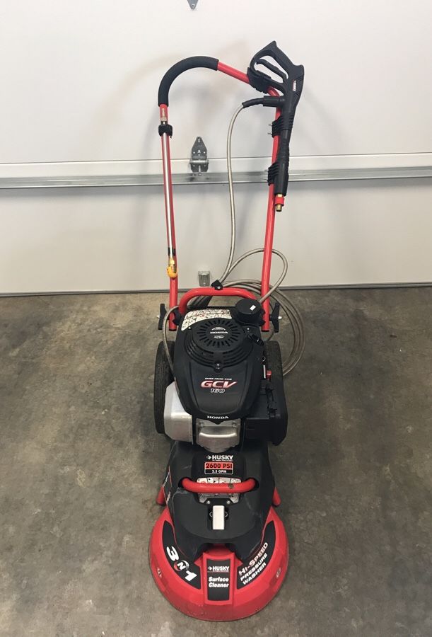 Husky 2600 psi 2.3GPM HI-Speed Pressure Washer/Surface Cleaner