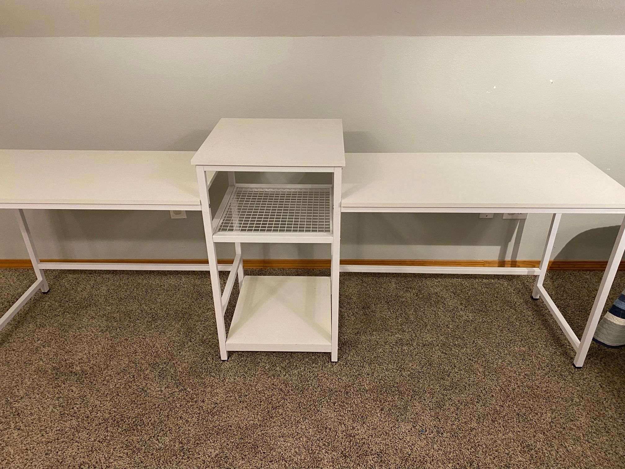 Double Computer Desk/Printer Stand